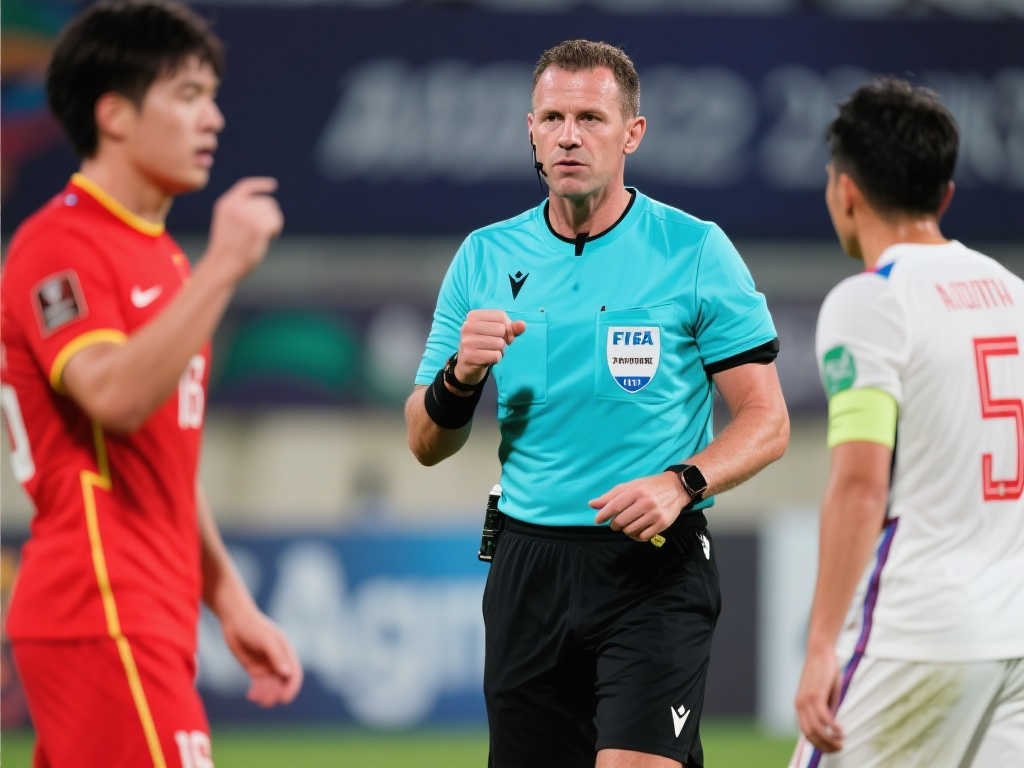 媒体人提醒：国足客战新加坡需警惕裁判误判，埃万斯争议频发